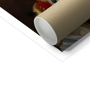 His Majesty: Custom Pet Poster - Paw & Glory - Dog Portraits - Pet Portraits