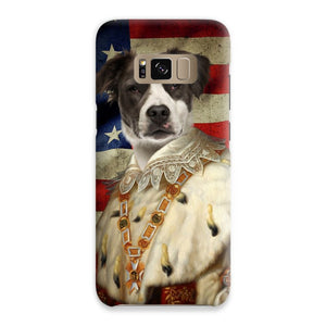 His Majesty USA Flag: Custom Pet Phone Case - Paw & Glory - Dog Portraits - Pet Portraits