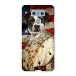 His Majesty USA Flag: Custom Pet Phone Case - Paw & Glory - Dog Portraits - Pet Portraits