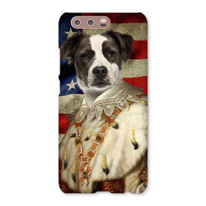 His Majesty USA Flag: Custom Pet Phone Case - Paw & Glory - Dog Portraits - Pet Portraits