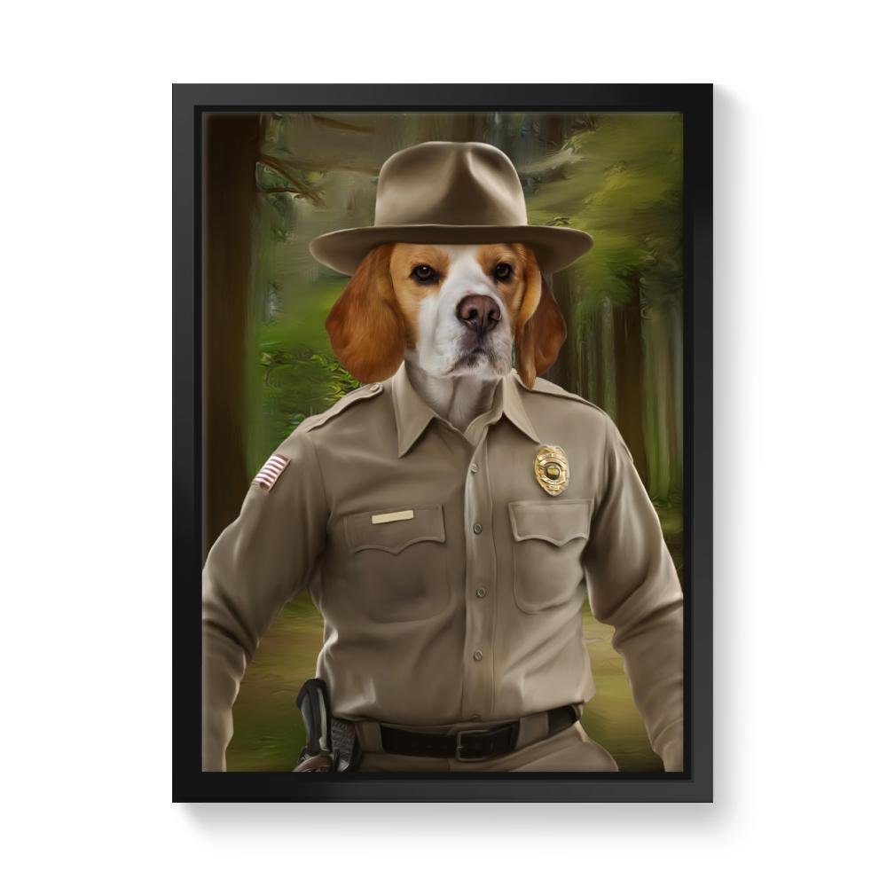 Retro 80s Sci-Fi Custom Pet Canvas | Custom Pet Portrait Canvas | Paw & Glory