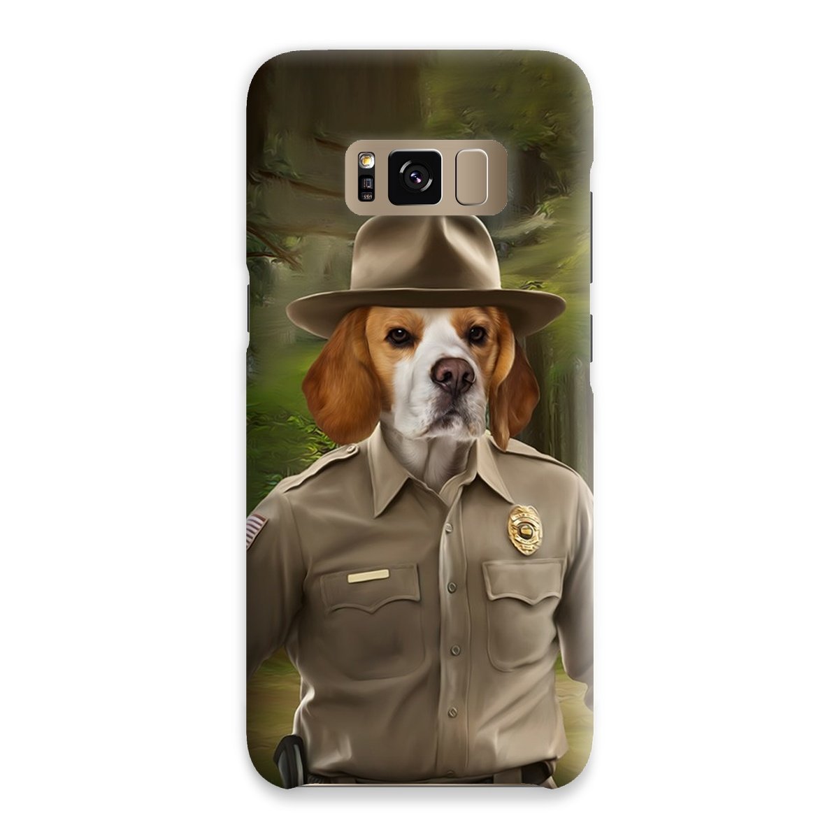 Hopper (Stranger Things Inspired): Custom Pet Phone Case - Paw & Glory - Dog Portraits - Pet Portraits