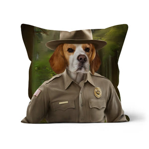 Hopper (Stranger Things Inspired): Custom Pet Pillow - Paw & Glory - Dog Portraits - Pet Portraits