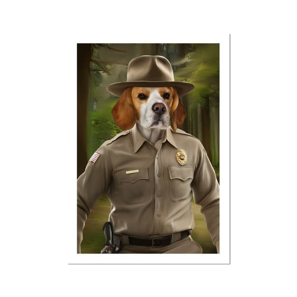 Retro 80s Sci-Fi Custom Pet Poster | Custom Pet Portrait Print | Paw & Glory