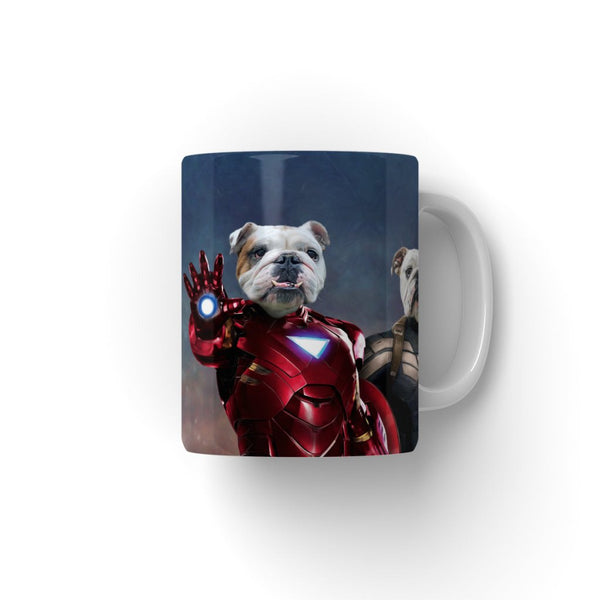 Armoured And Patriotic Heroes Custom Pet Coffee Mug | Personalised Pet Gift | Paw & Glory