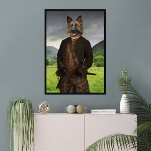 Jamie (Outlander Inspired): Custom Pet Portrait - Paw & Glory - Dog Portraits - Pet Portraits