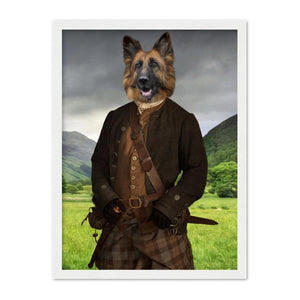 Jamie (Outlander Inspired): Custom Pet Portrait - Paw & Glory - Dog Portraits - Pet Portraits