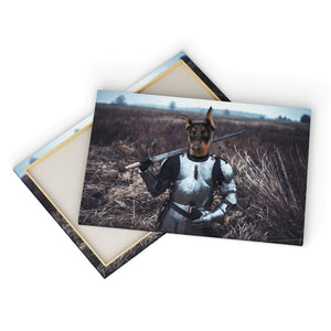 Joan Of Ark: Custom Pet Canvas - Paw & Glory - Dog Portraits - Pet Portraits