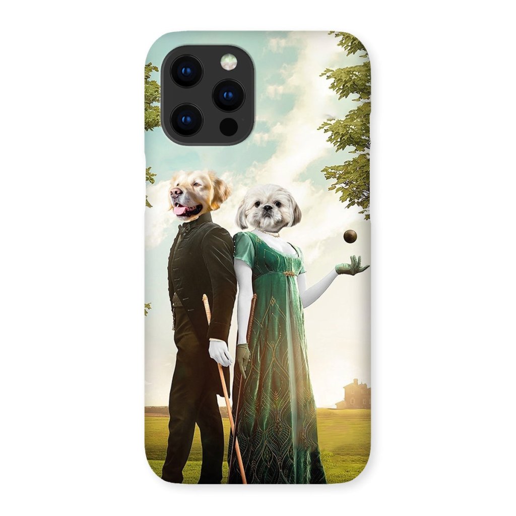 Regency Couple Custom Pet Phone Case | Custom Pet Artwork | Paw & Glory