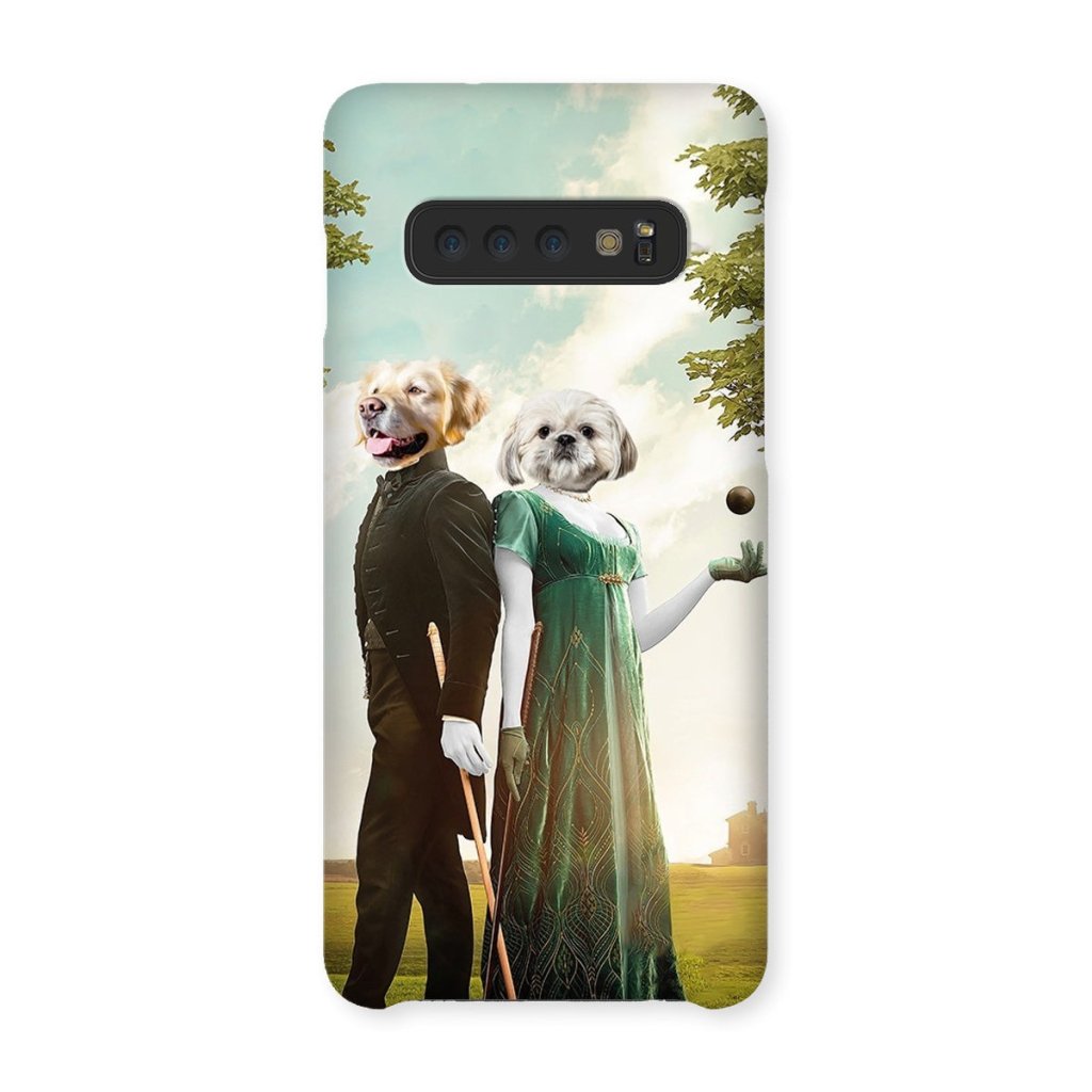 Regency Couple Custom Pet Phone Case | Custom Pet Artwork | Paw & Glory