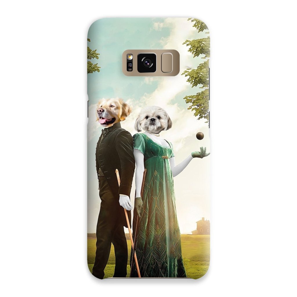 Regency Couple Custom Pet Phone Case | Custom Pet Artwork | Paw & Glory