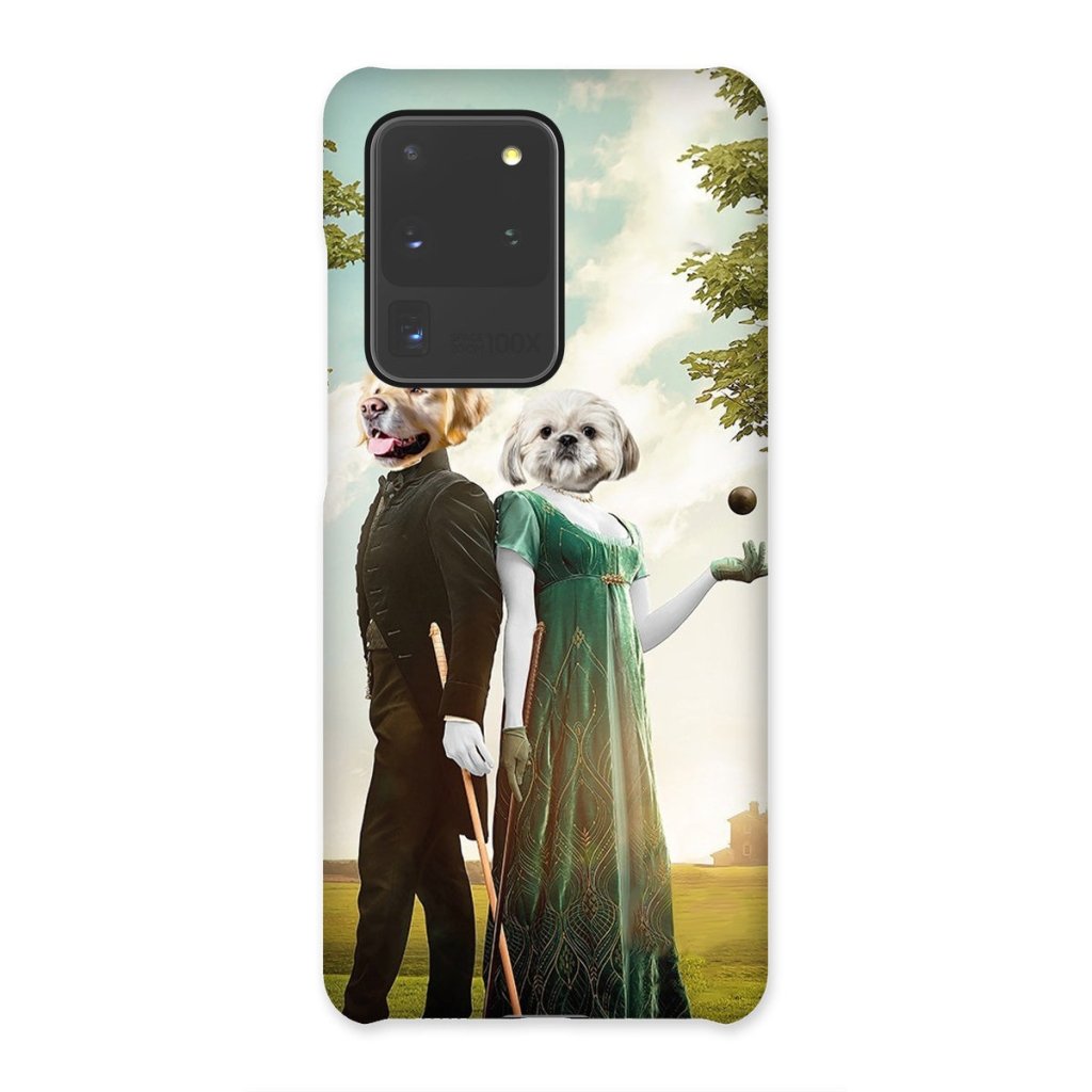 Regency Couple Custom Pet Phone Case | Custom Pet Artwork | Paw & Glory