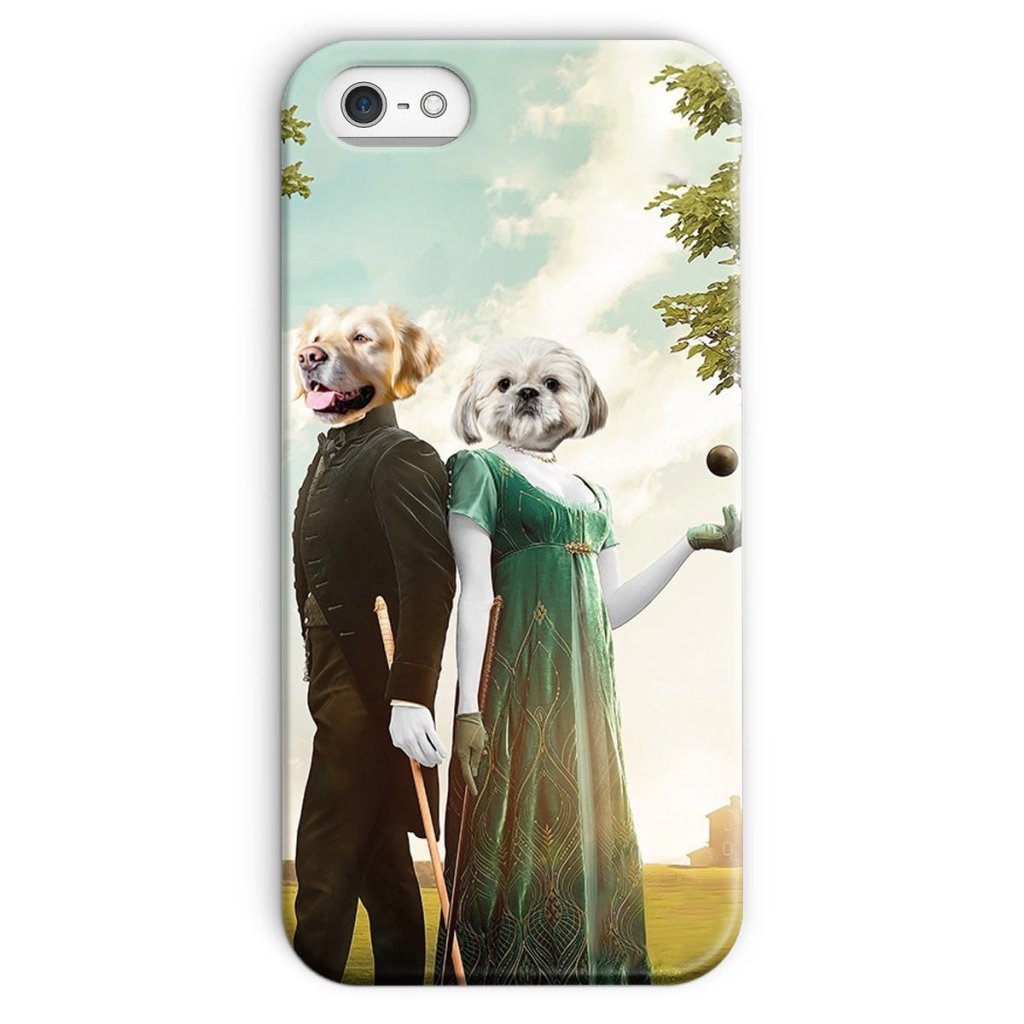 Regency Couple Custom Pet Phone Case | Custom Pet Artwork | Paw & Glory