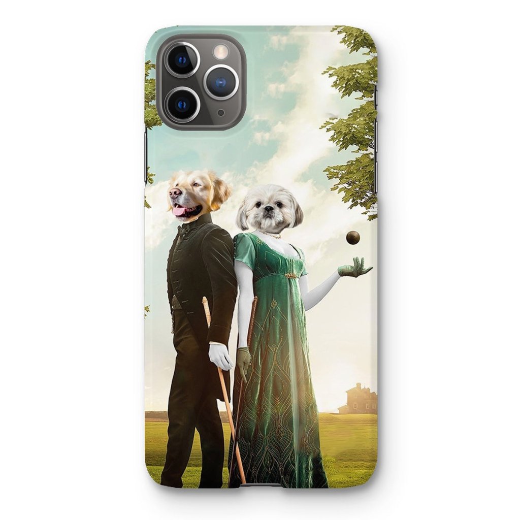 Regency Couple Custom Pet Phone Case | Custom Pet Artwork | Paw & Glory