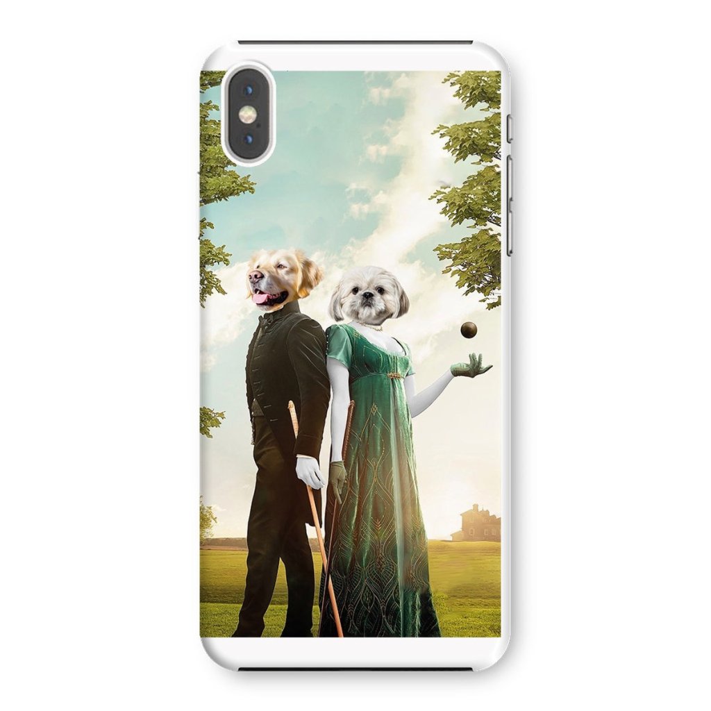 Regency Couple Custom Pet Phone Case | Custom Pet Artwork | Paw & Glory