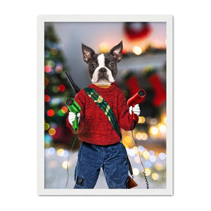 Kevinnn (Home Alone 1 Inspired): Custom Pet Portrait - Paw & Glory - Dog Portraits - Pet Portraits