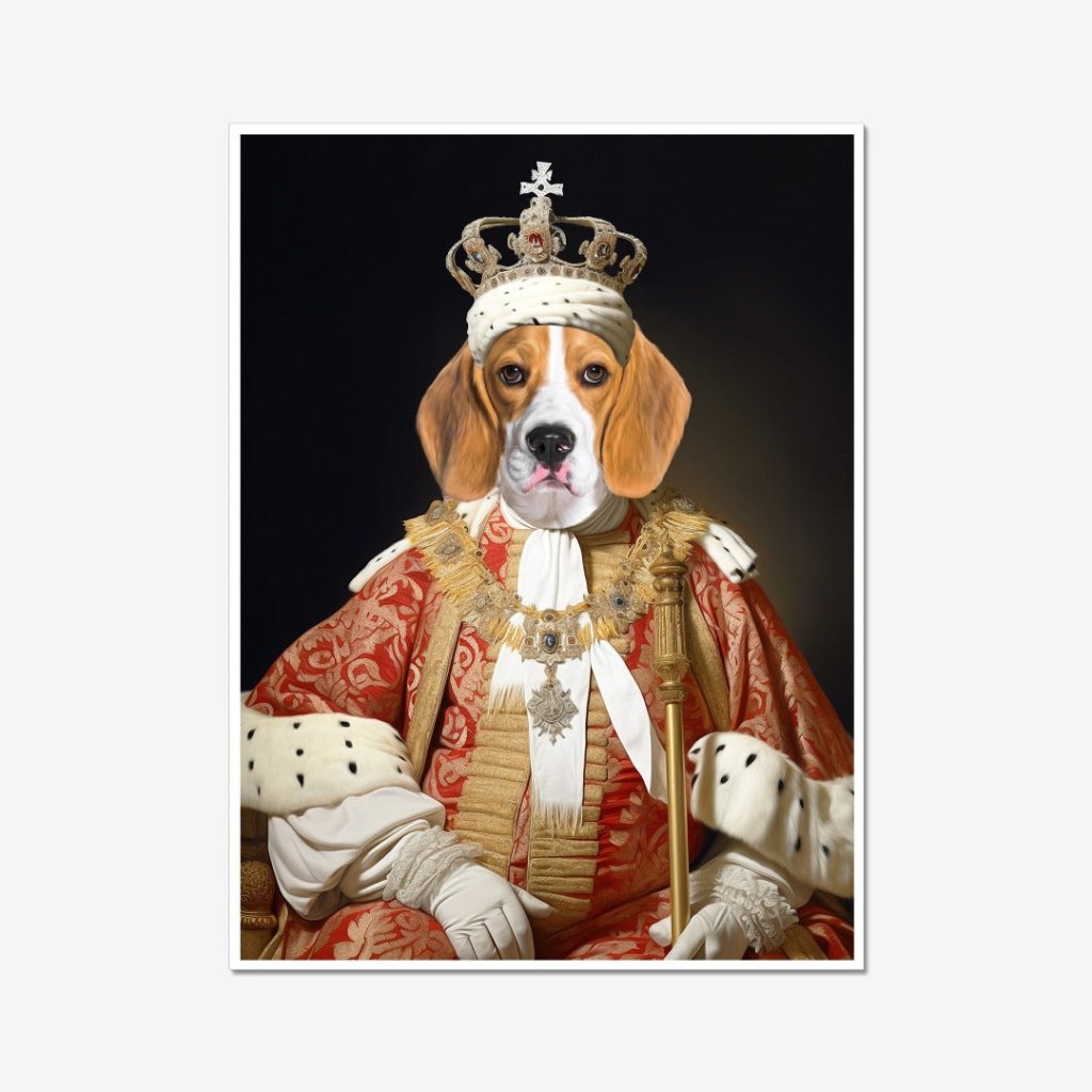 King Bishop: Custom Pet Portrait - Paw & Glory - Dog Portraits - Pet Portraits