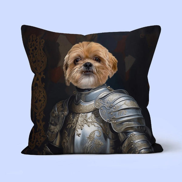 Kings Knight: Custom Pet Pillow | royal pet portrait | Paw & Glory