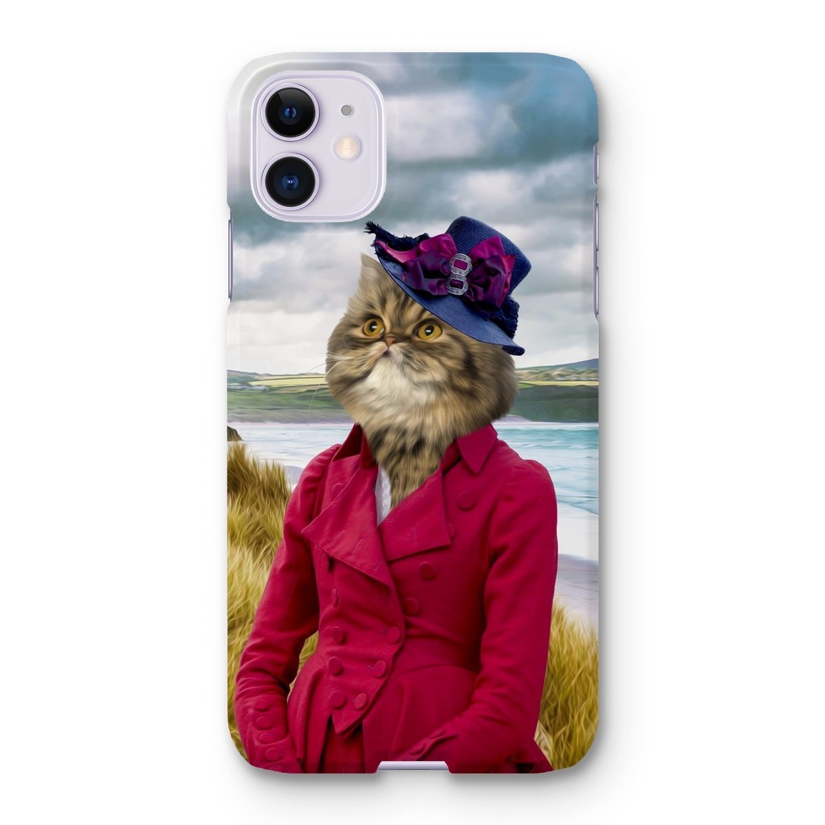 Lady Caroline (Poldark Inspired): Custom Pet Phone Case - Paw & Glory - Dog Portraits - Pet Portraits