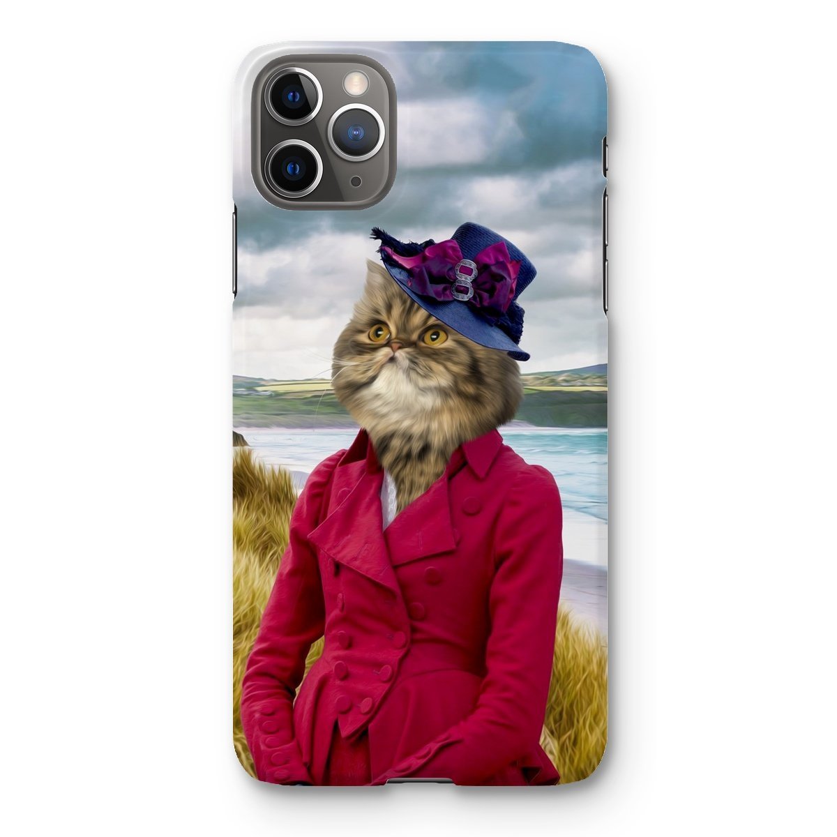 Lady Caroline (Poldark Inspired): Custom Pet Phone Case - Paw & Glory - Dog Portraits - Pet Portraits