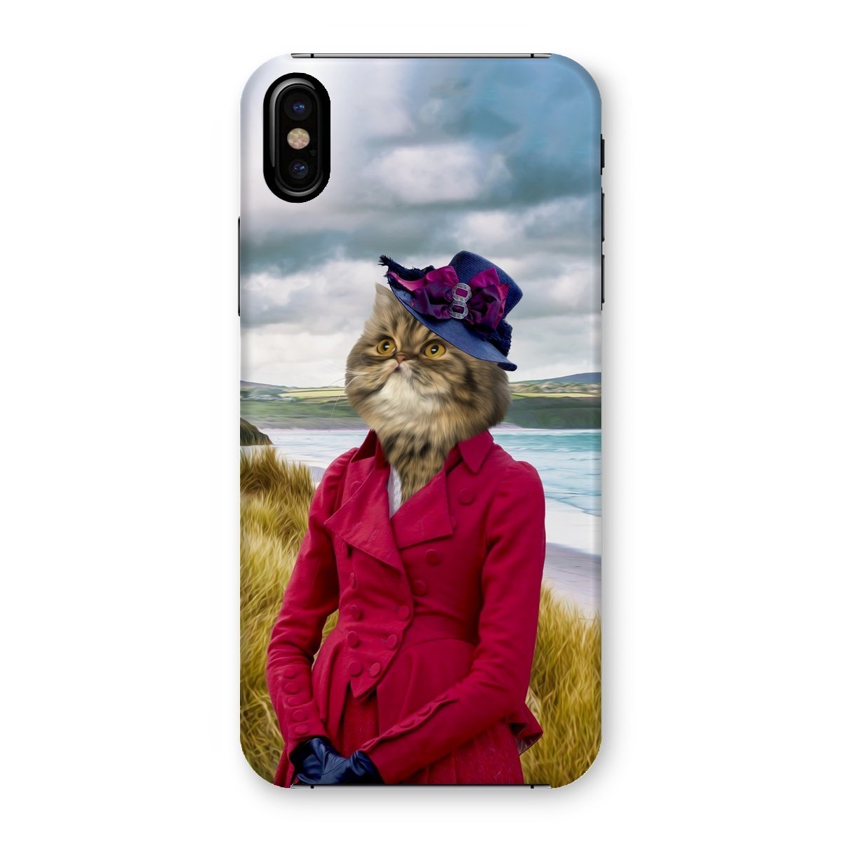Lady Caroline (Poldark Inspired): Custom Pet Phone Case - Paw & Glory - Dog Portraits - Pet Portraits