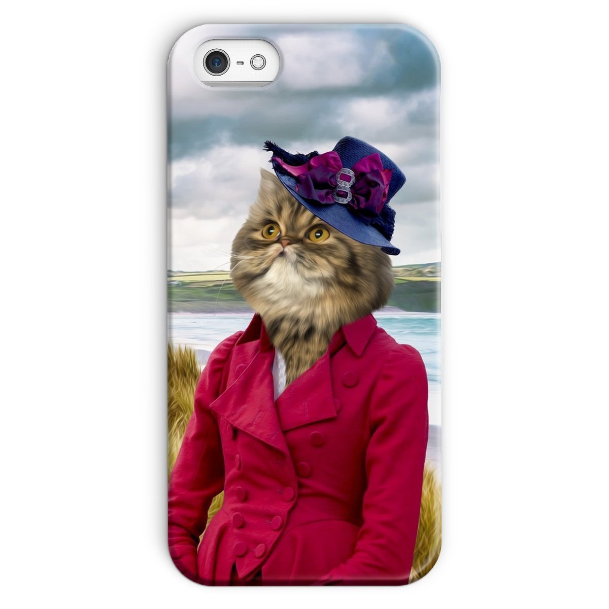Lady Caroline (Poldark Inspired): Custom Pet Phone Case - Paw & Glory - Dog Portraits - Pet Portraits