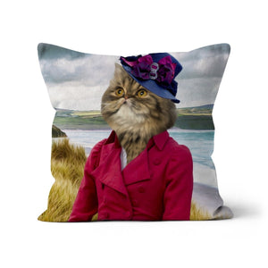 Lady Caroline (Poldark Inspired): Custom Pet Pillow - Paw & Glory - Dog Portraits - Pet Portraits