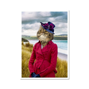 Lady Caroline (Poldark Inspired): Custom Pet Portrait - Paw & Glory - Dog Portraits - Pet Portraits