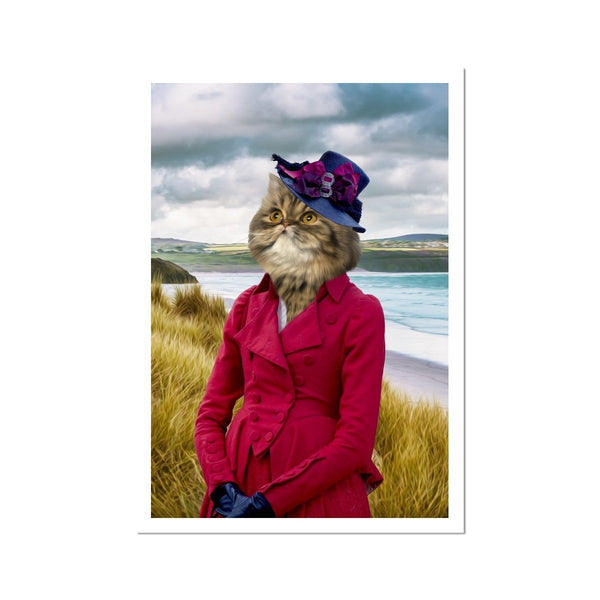 Regency Lady: Custom Pet Poster | royal pet portrait | Paw & Glory