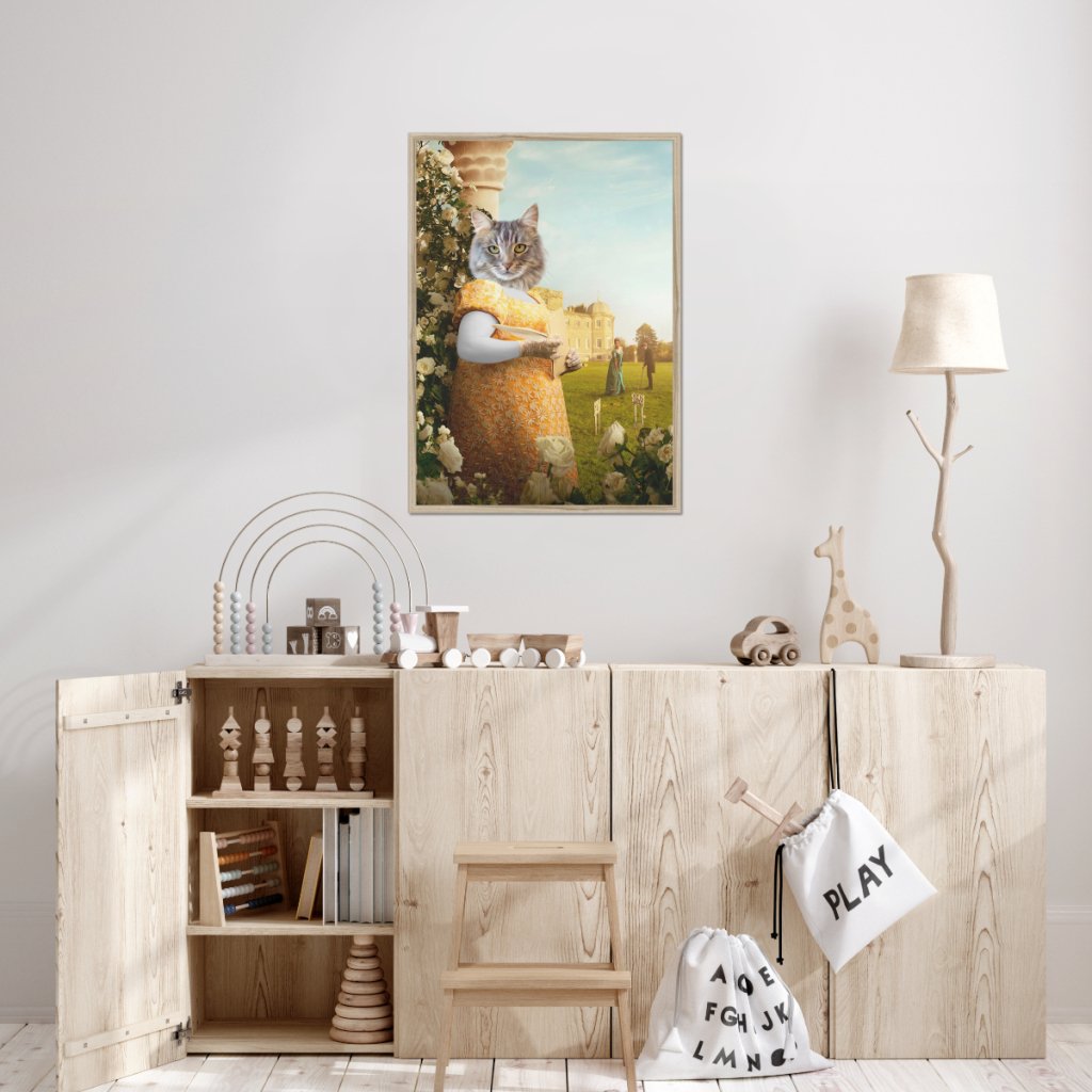 Society Gossip Custom Pet Portrait | Paw & Glory
