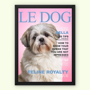 Le Dog: Custom Pet Canvas - Paw & Glory - Dog Portraits - Pet Portraits