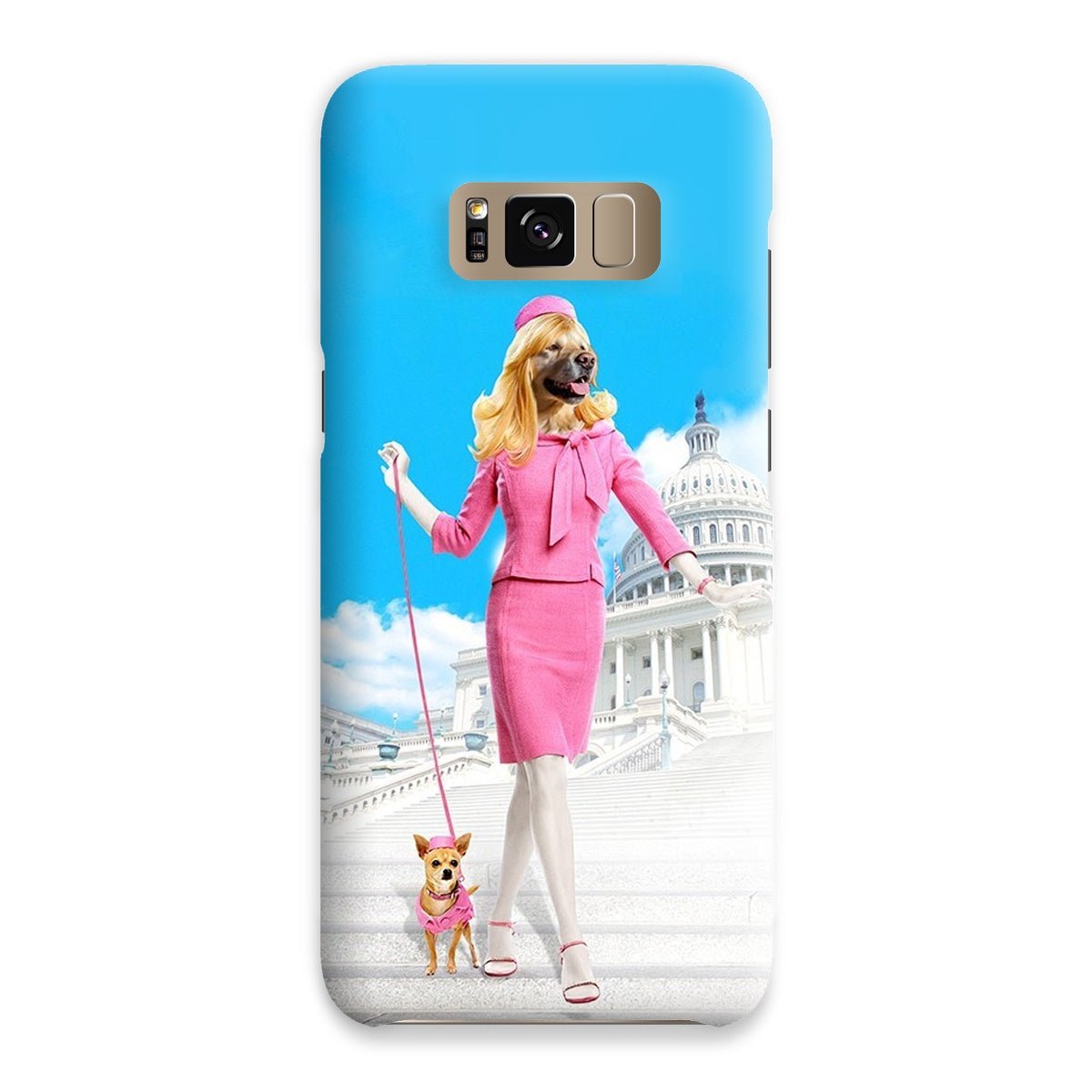 Legally Blonde: Custom Pet Phone Case - Paw & Glory - Dog Portraits - Pet Portraits