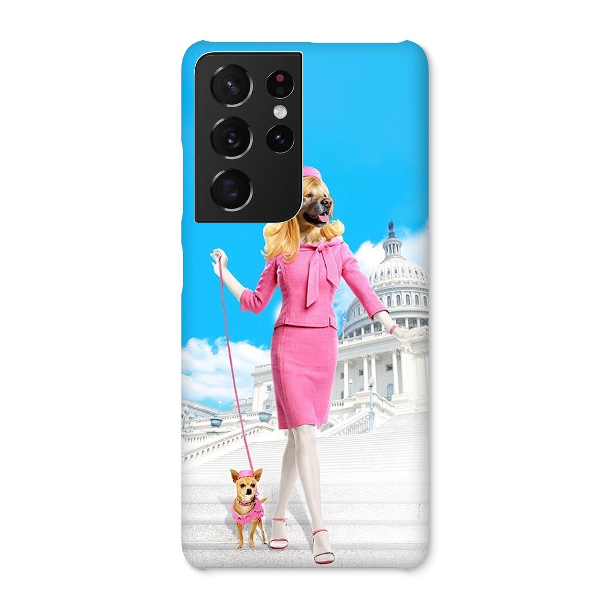 Legally Blonde: Custom Pet Phone Case - Paw & Glory - Dog Portraits - Pet Portraits