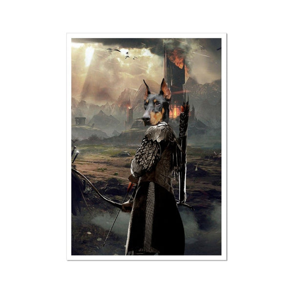 Fantasy Fellowship Custom Pet Poster | Custom Pet Portrait Print | Paw & Glory