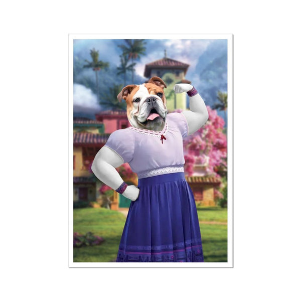 Strong Magical Sister Custom Pet Poster | Custom Pet Portrait Print | Paw & Glory
