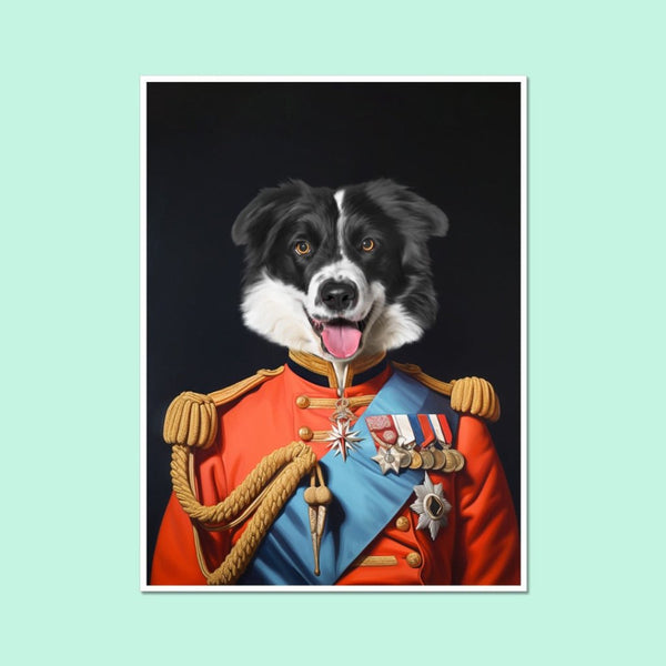 Margrave: Custom Pet Poster | royal pet portrait | Paw & Glory