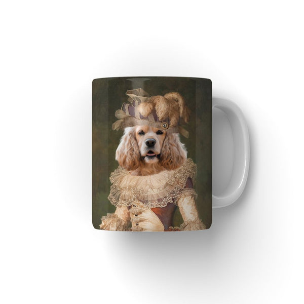 Marie Antoinette: Custom Pet Coffee Mug | royal pet portrait | Paw & Glory