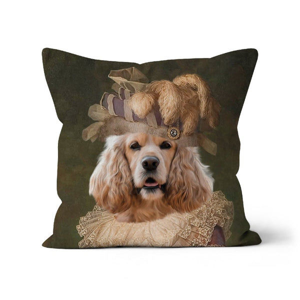 Marie Antoinette: Custom Pet Pillow | royal pet portrait | Paw & Glory