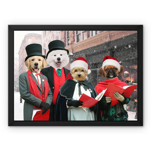 Merry Melodies Choir: Custom Pet Canvas - Paw & Glory - Dog Portraits - Pet Portraits
