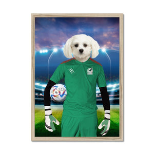 Mexico Football Team (FIFA 2022): Custom Pet Portrait - Paw & Glory - Dog Portraits - Pet Portraits