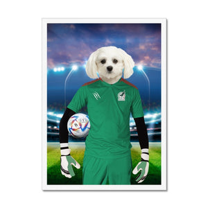 Mexico Football Team (FIFA 2022): Custom Pet Portrait - Paw & Glory - Dog Portraits - Pet Portraits