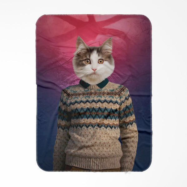 Retro 80s Sci-Fi Custom Pet Blanket | Personalized Pet Gift | Paw & Glory