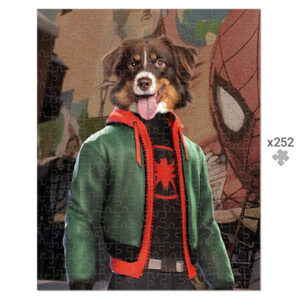 Spider Hero Custom Pet Puzzle | Pet Lover Gift | Paw & Glory