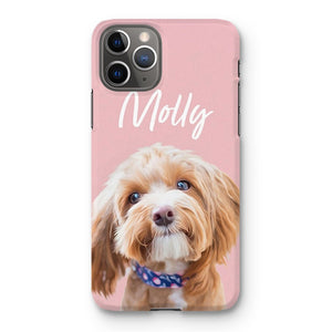 Minimalist: Custom Pet Phone Case - Paw & Glory - Dog Portraits - Pet Portraits