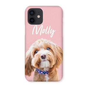 Minimalist: Custom Pet Phone Case - Paw & Glory - Dog Portraits - Pet Portraits