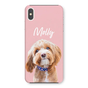Minimalist: Custom Pet Phone Case - Paw & Glory - Dog Portraits - Pet Portraits