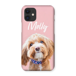 Minimalist: Custom Pet Phone Case - Paw & Glory - Dog Portraits - Pet Portraits