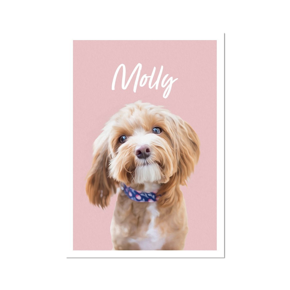 Minimalist: Custom Pet Portrait - Paw & Glory - Dog Portraits - Pet Portraits