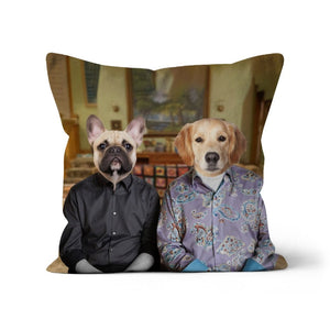 Mitch & Cam (Modern Family Inspired): Custom Pet Pillow - Paw & Glory - Dog Portraits - Pet Portraits