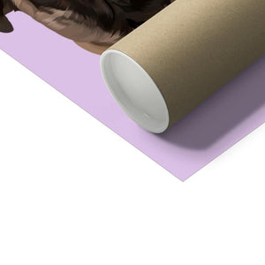 Modern: Custom Four Pet Poster - Paw & Glory - Dog Portraits - Pet Portraits